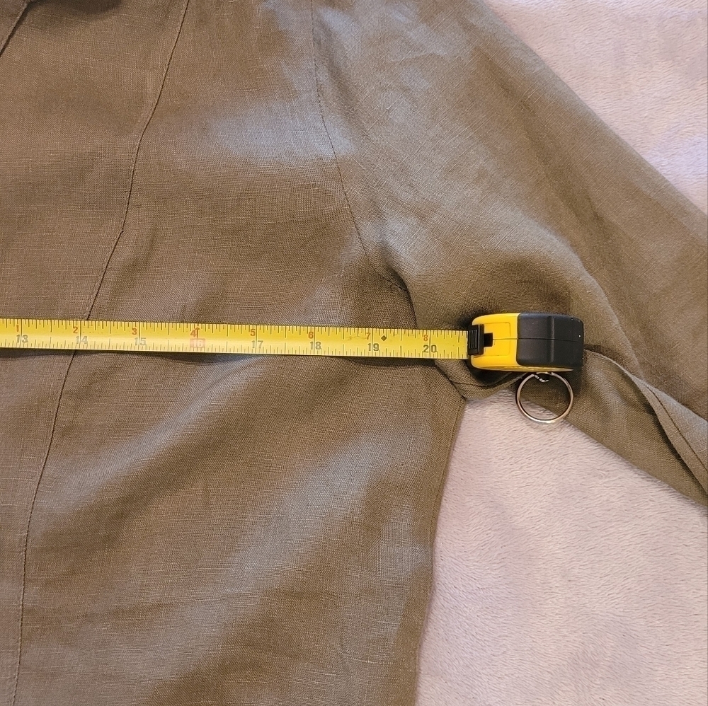 100%linen jacket By Animal sleeves long - Picture 12 of 12